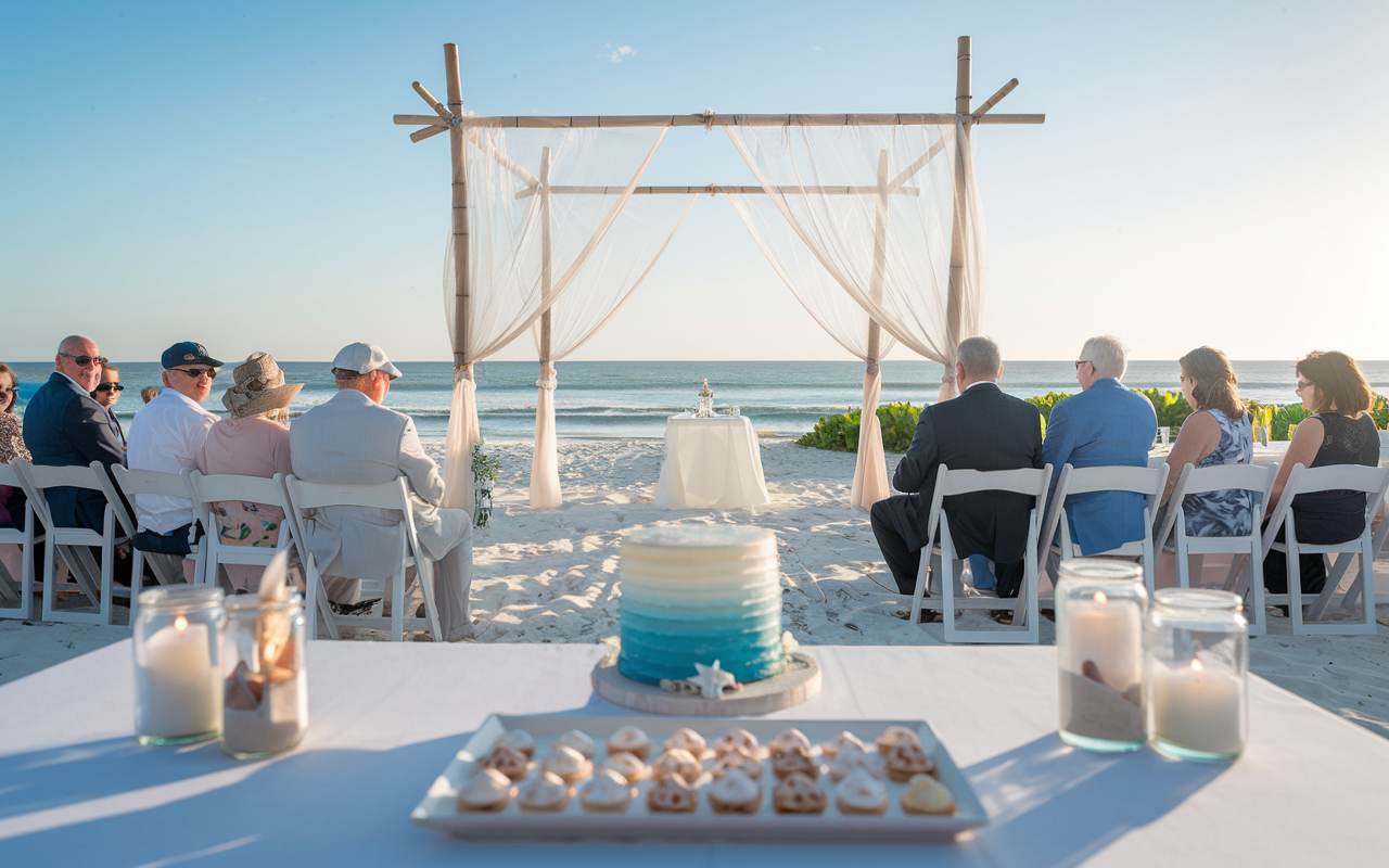 Tranquil Ocean Breeze Wedding Ceremony