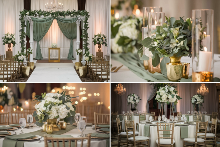 20 Chic Sage Green and Gold Wedding Ideas Everyone Will Talk About ...
