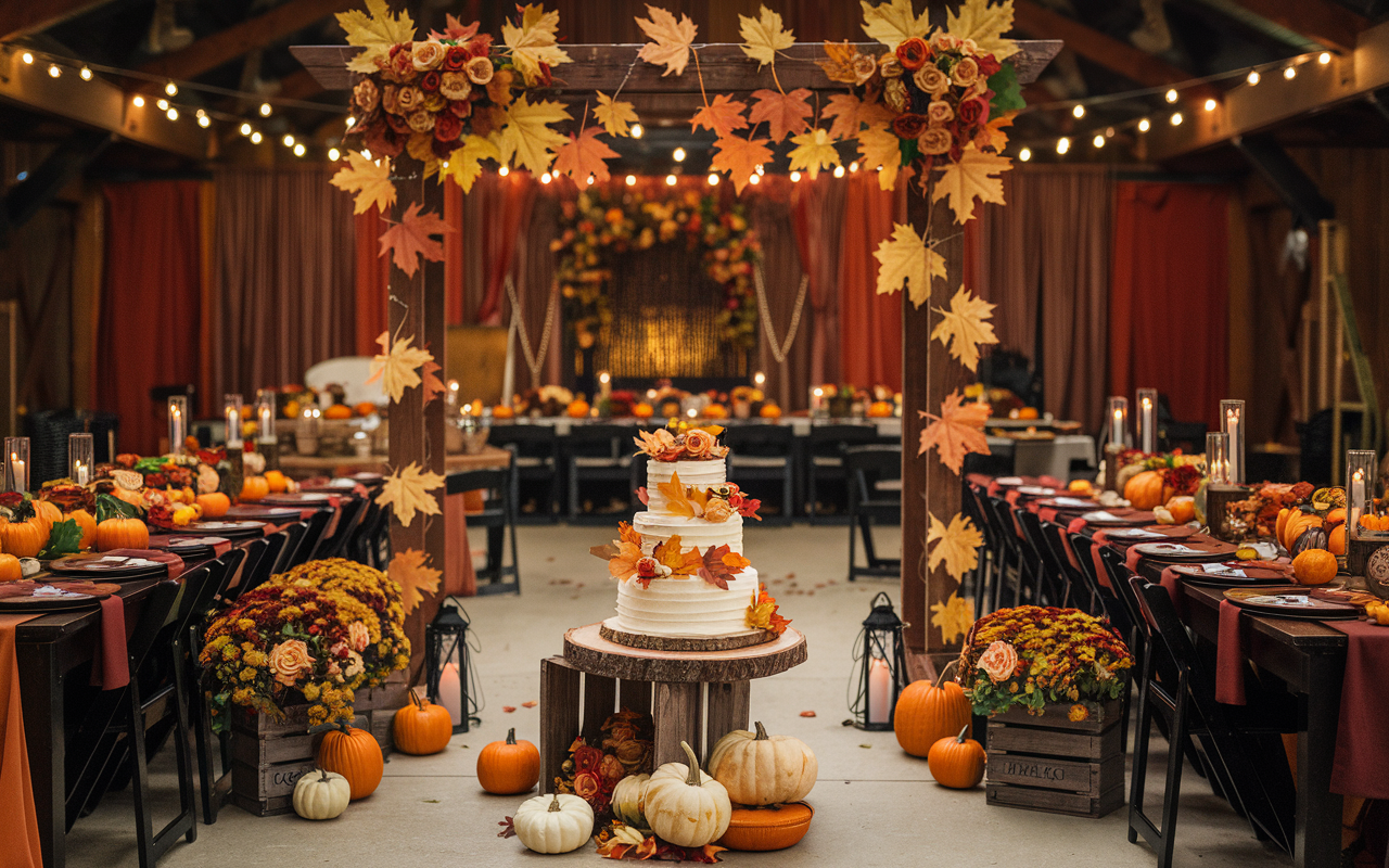 Cozy Autumn Wedding Dripping in Seasonal Warmth
