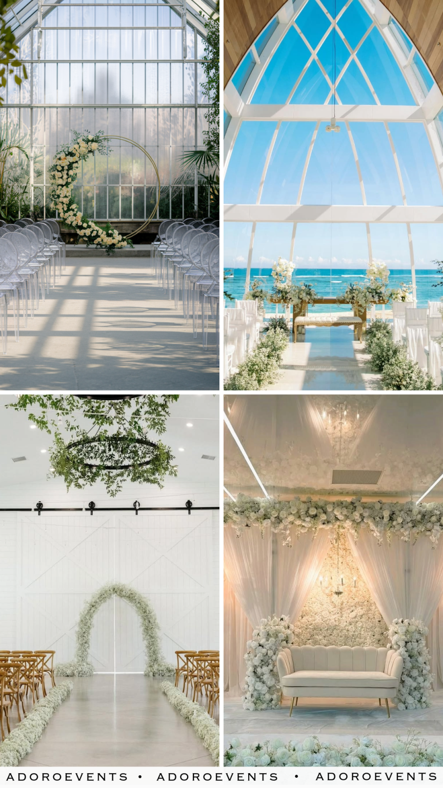 17 Minimalist Wedding Ideas That Prove Less Truly Is More - AdoroEvents