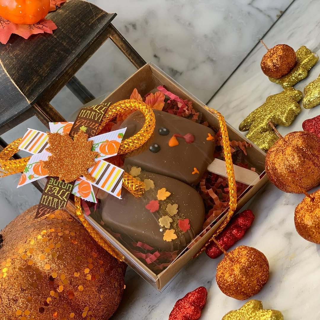 Autumn Chocolate Pops 