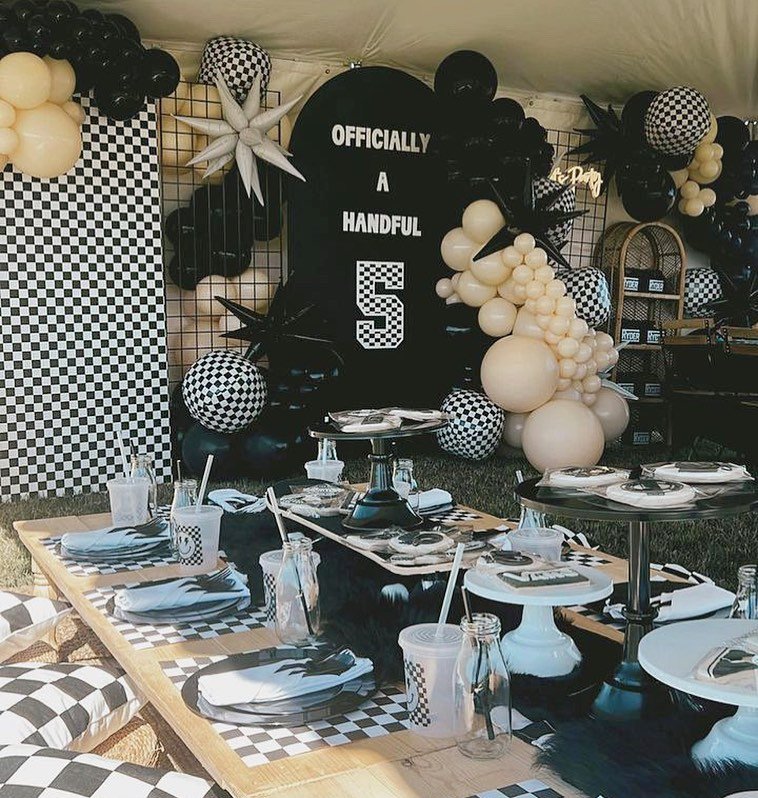 Black & White Check Party 