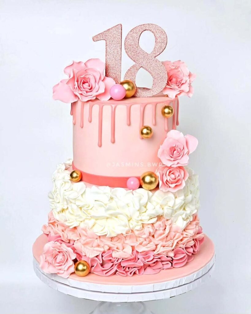 27 *Insanely Cute* 18th Birthday Cake Ideas That Are Too Pretty to Eat ...