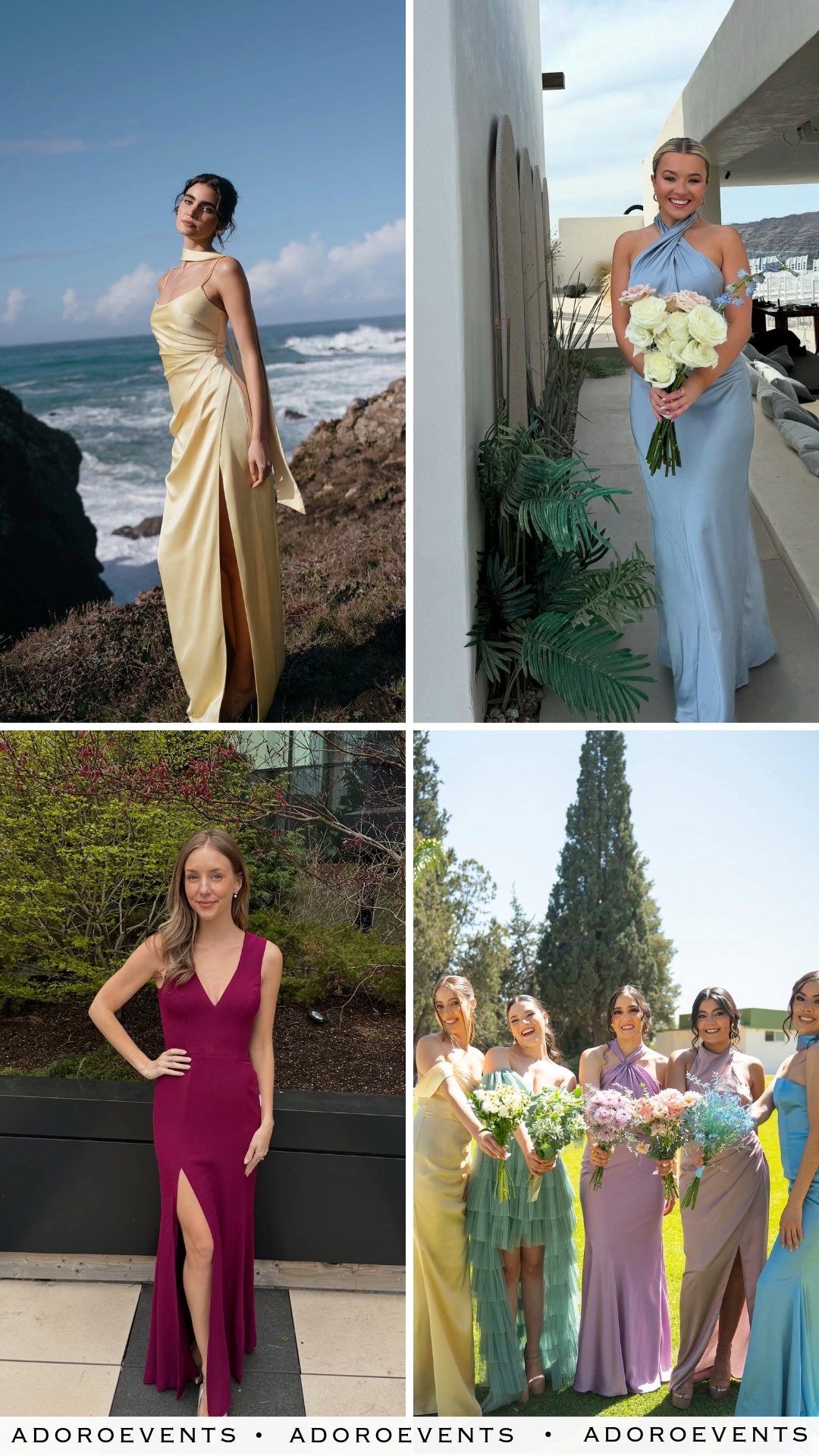 Collage of  Beach Wedding Guest Dresses Ideas