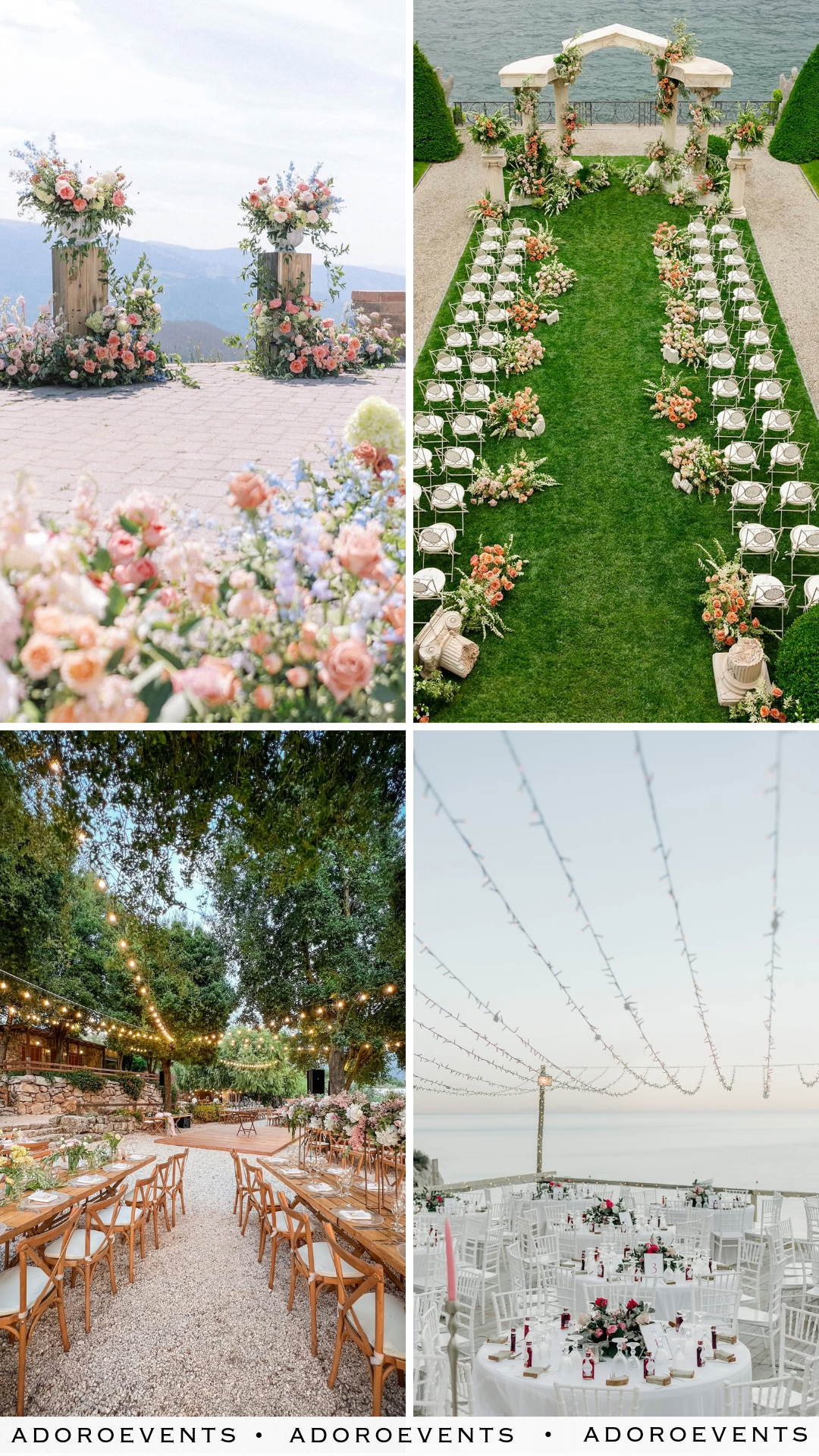 Collage of Wedding Venue Ideas