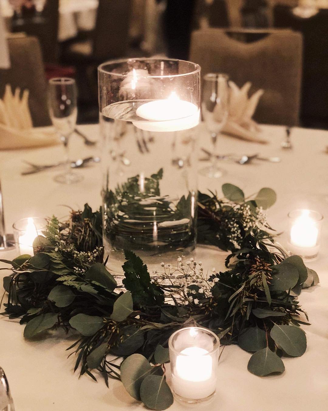 Floating Candle Wreath 