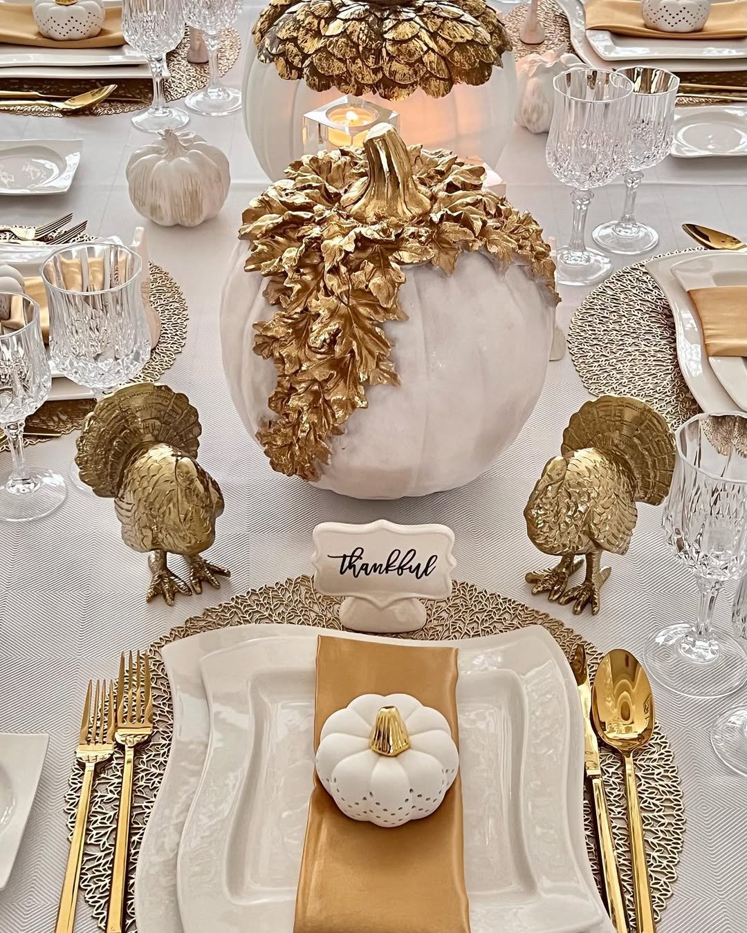 Gilded Pumpkins 