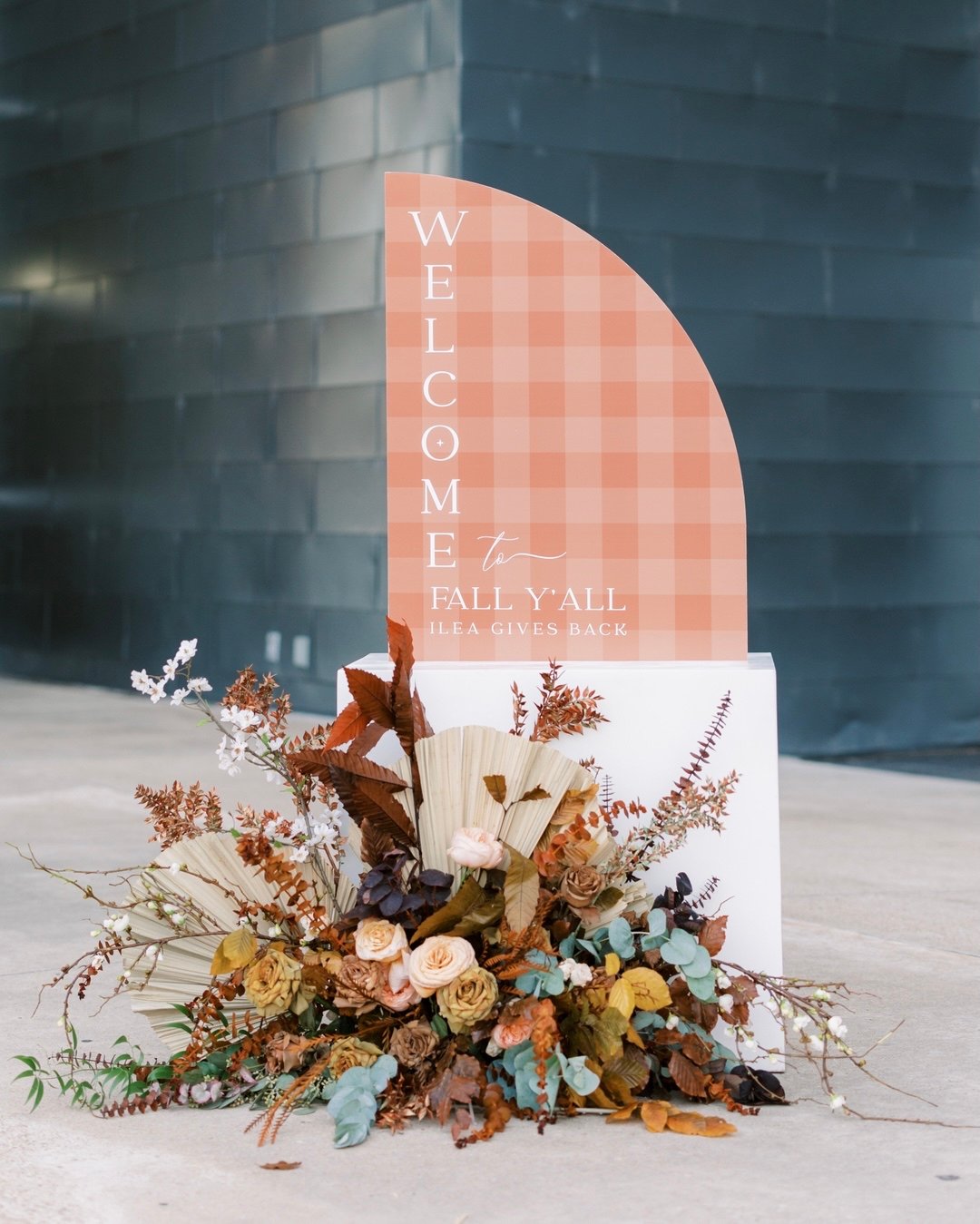 Gingham Harvest Charm