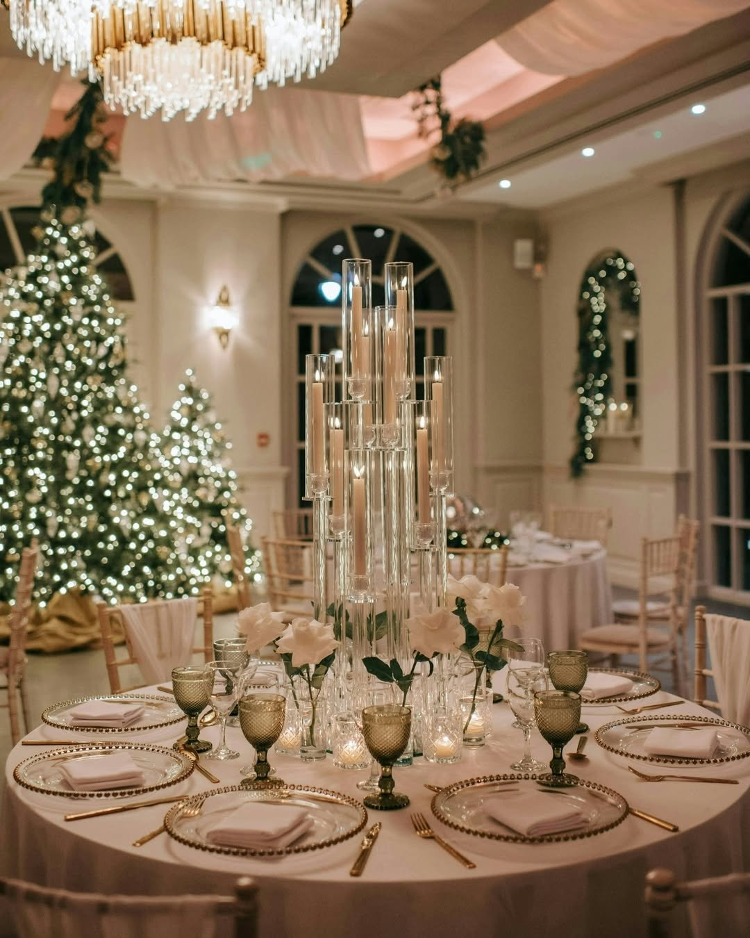 Golden Glow Tablescape 