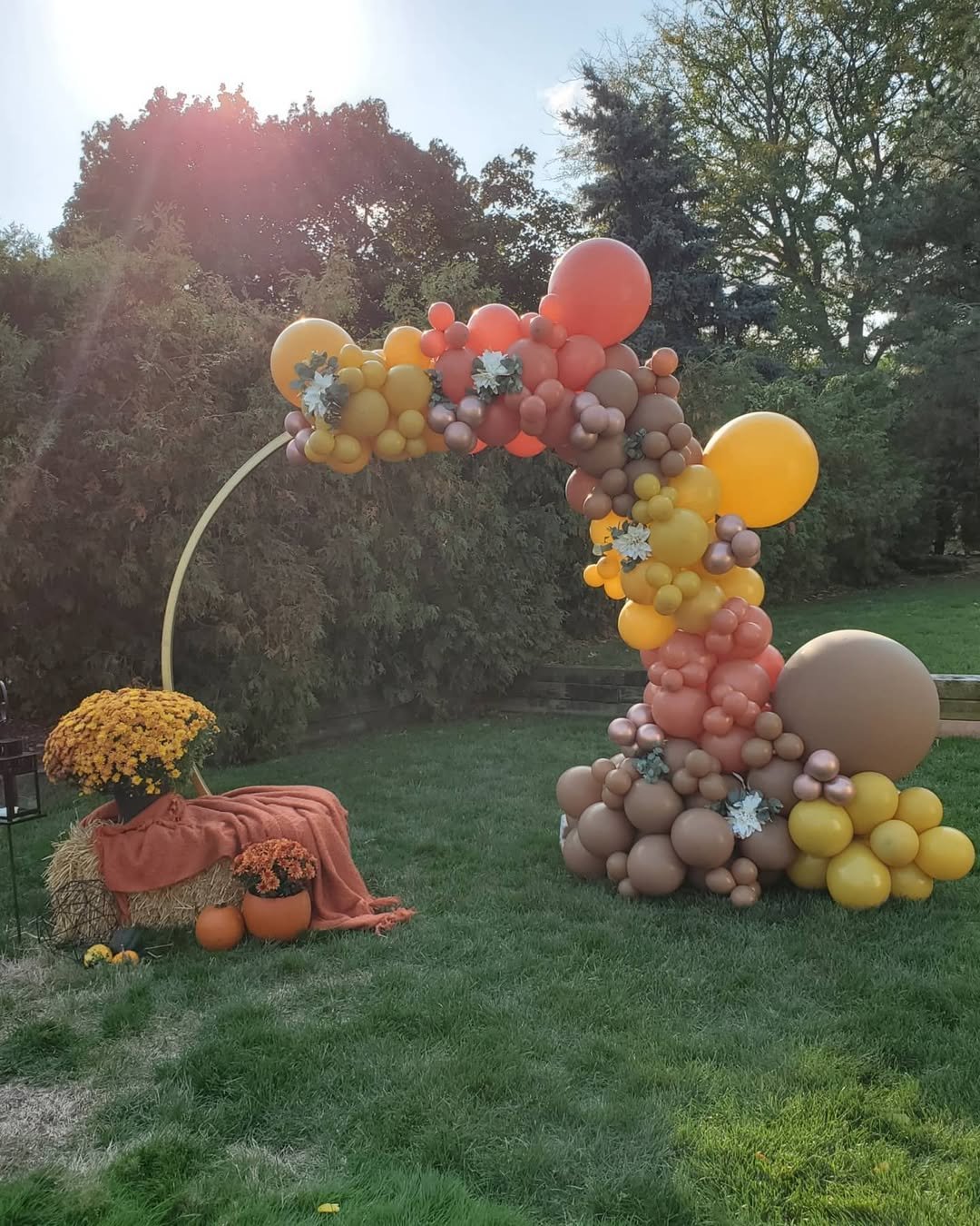 Golden Hour Balloon Arch