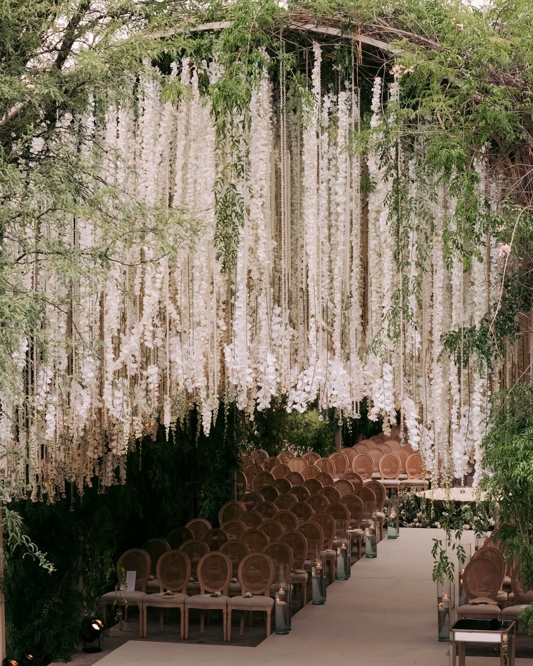 Hanging Blooms & Twilight Elegance