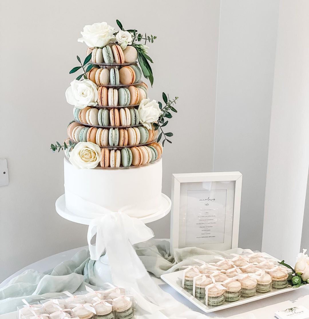 Macaron Tower Cake 