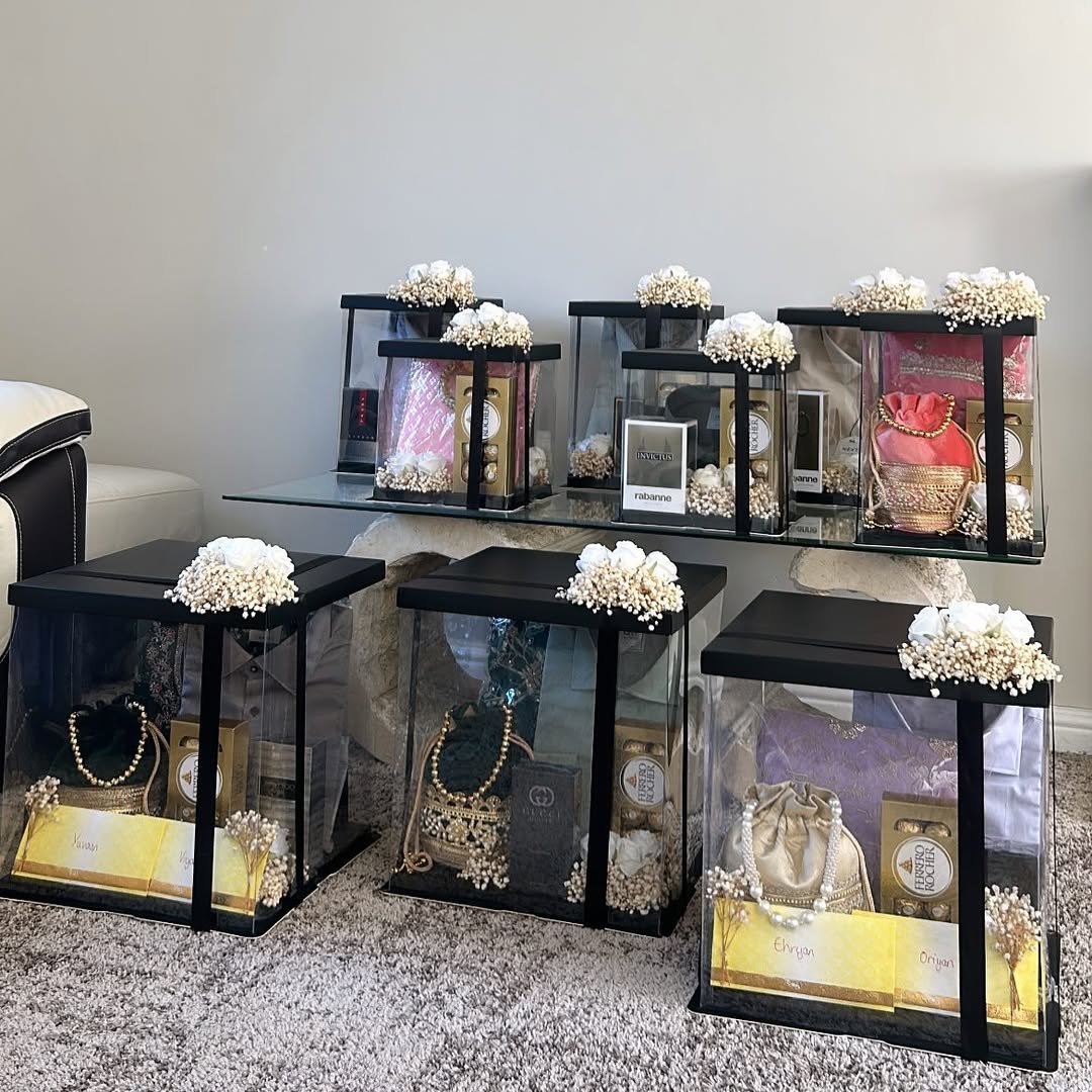 Modern Glass Hampers
