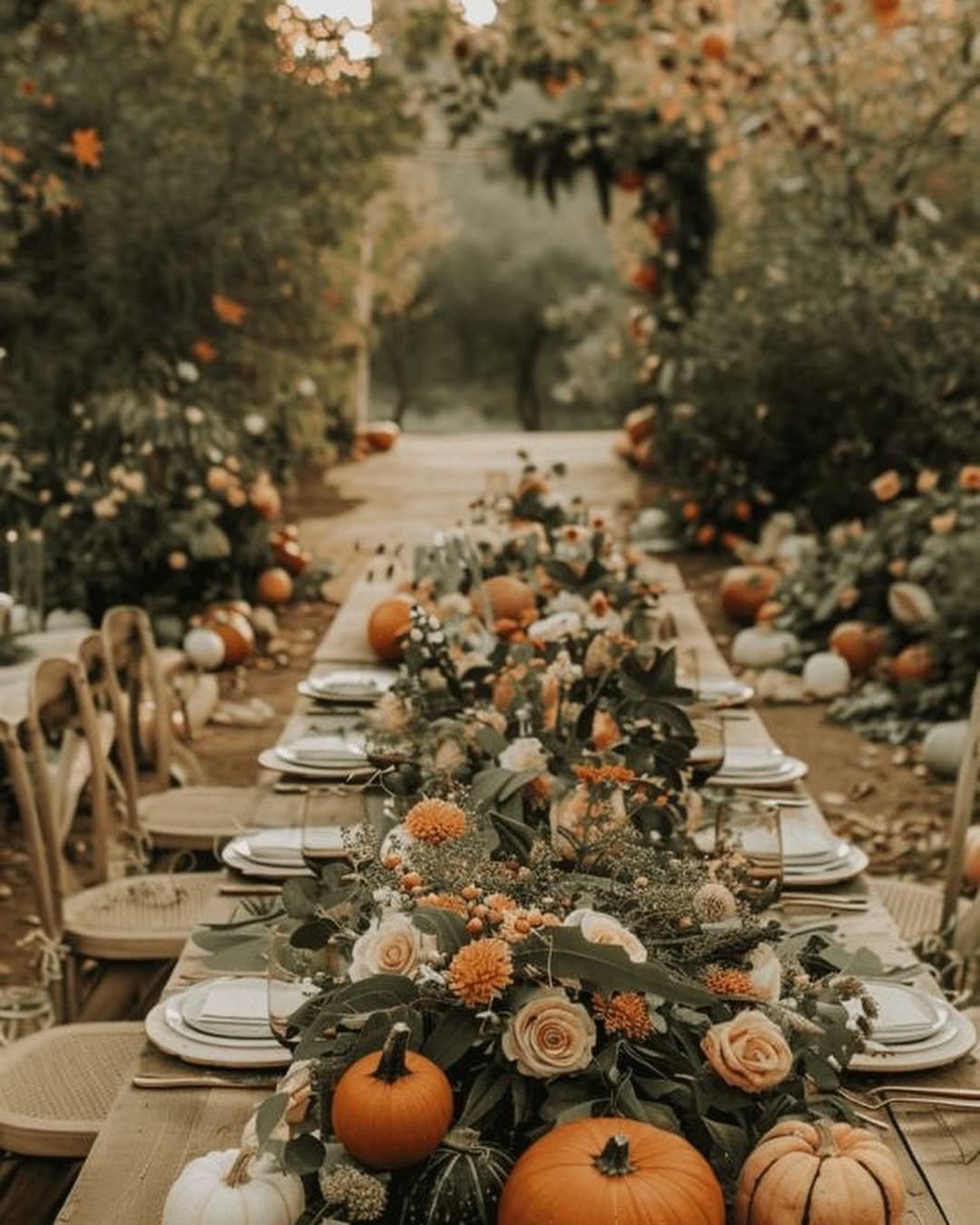 Pumpkin-Lined Feast 