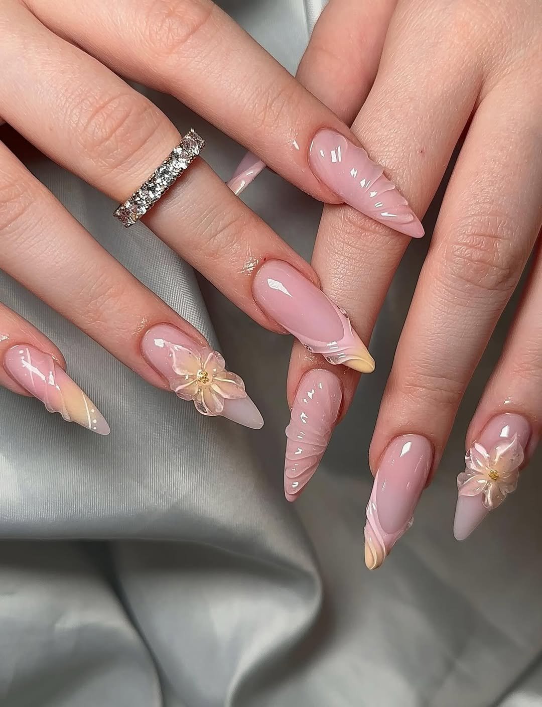 Rosé Petal Charms