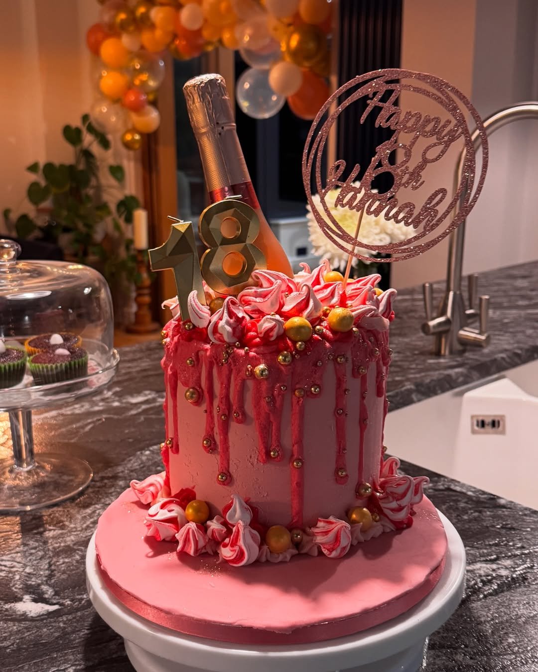 Sparkling Pink Drip
