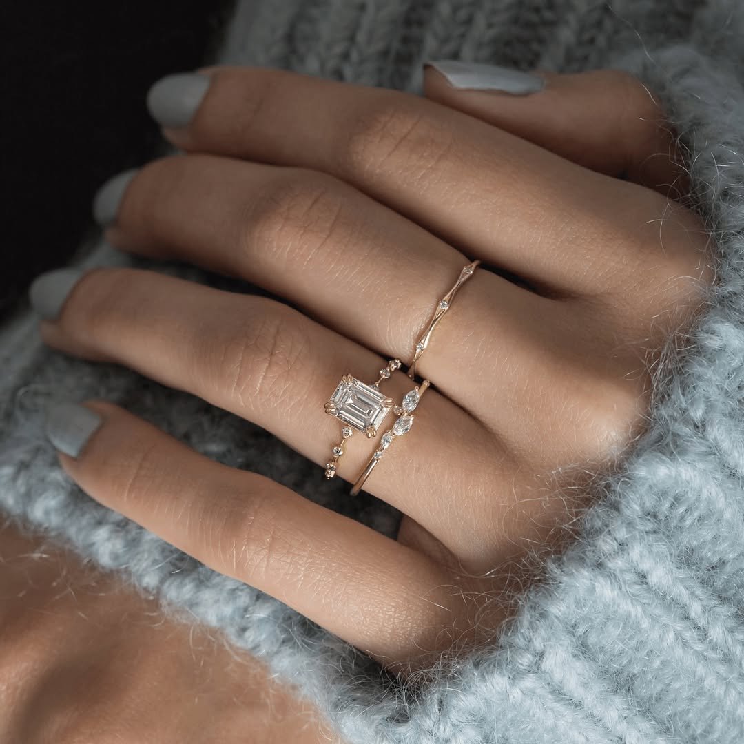 Sleek Emerald-Cut