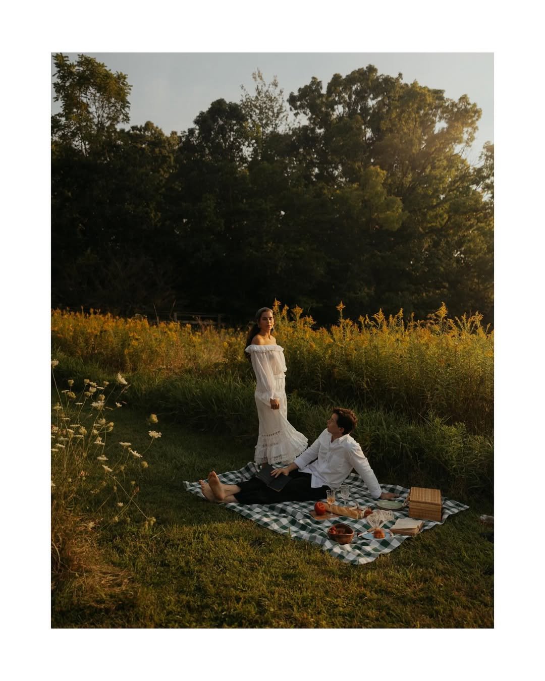 Sunset Picnic Romance