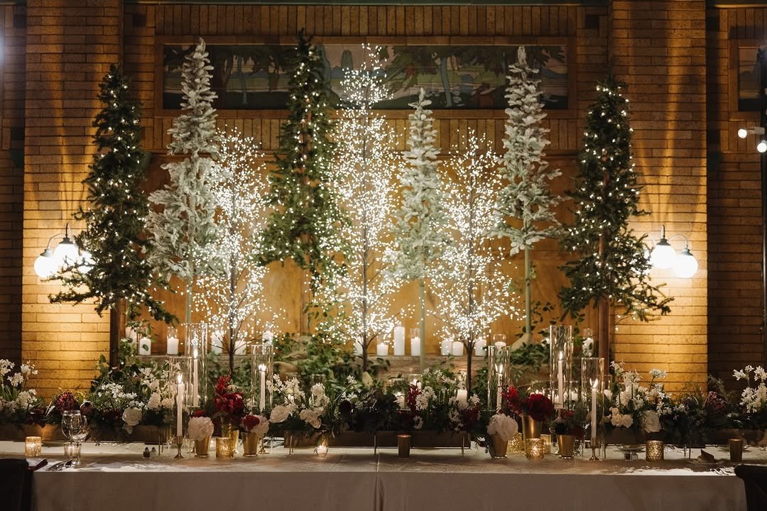  Winter Glow Tablescape 