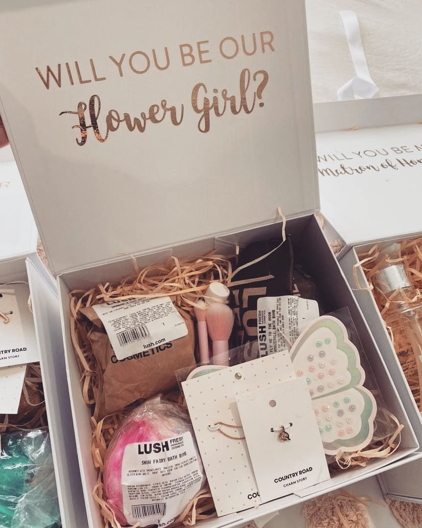 Blush Luxe Proposal Box 