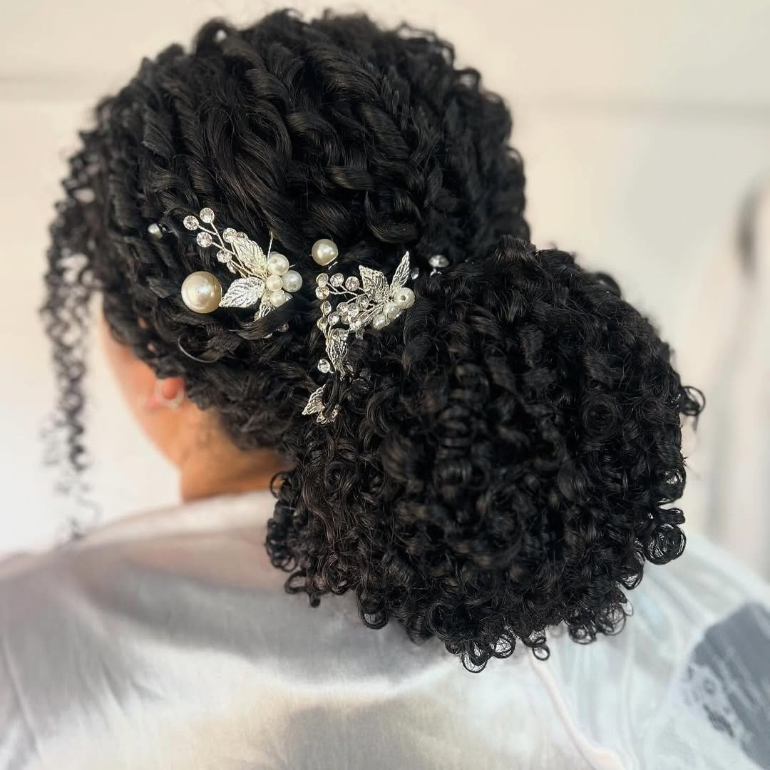 Bold Curly Bun