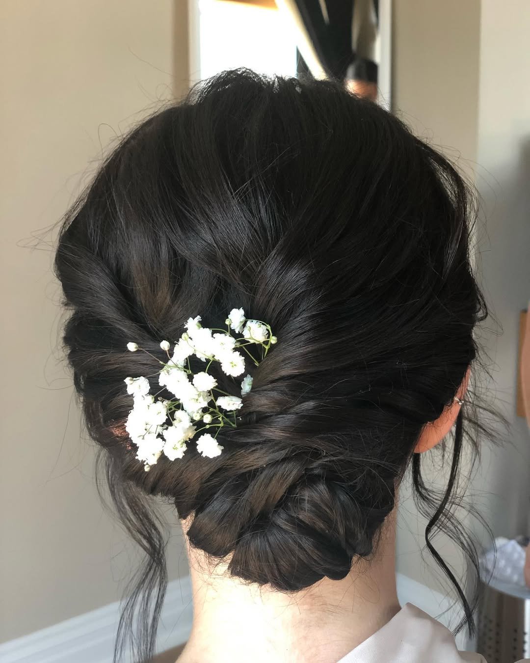 Braided Floral Bun