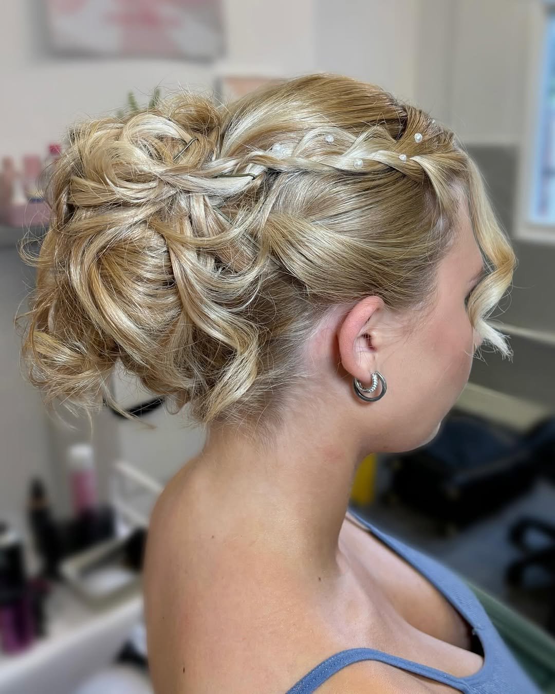 Braided Pearl Bun