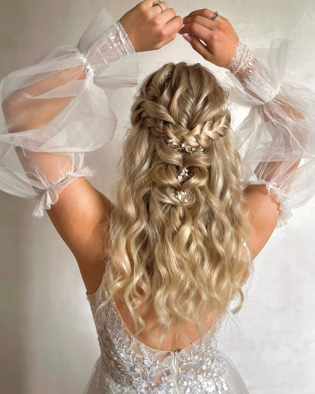 Braided Pearl Cascade 