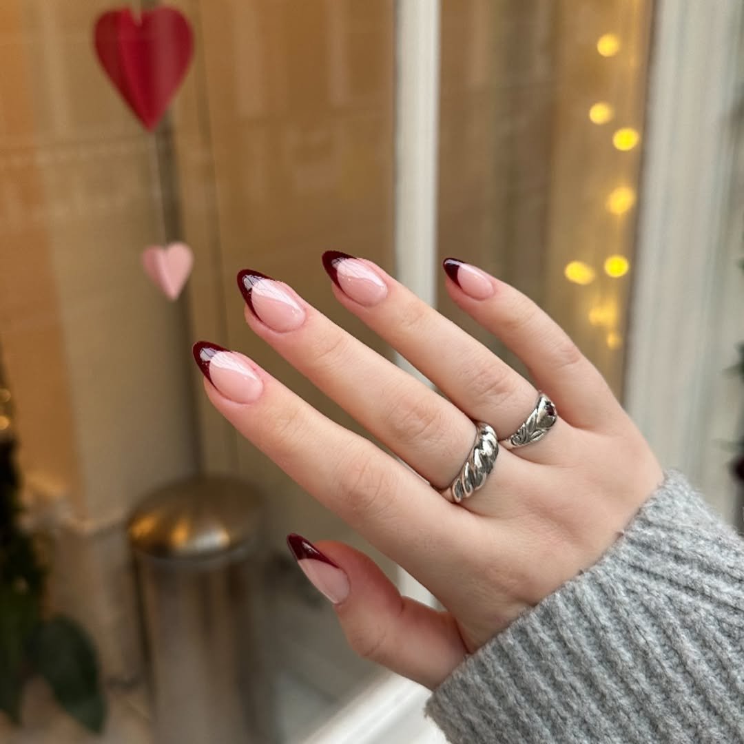 Burgundy French Elegance