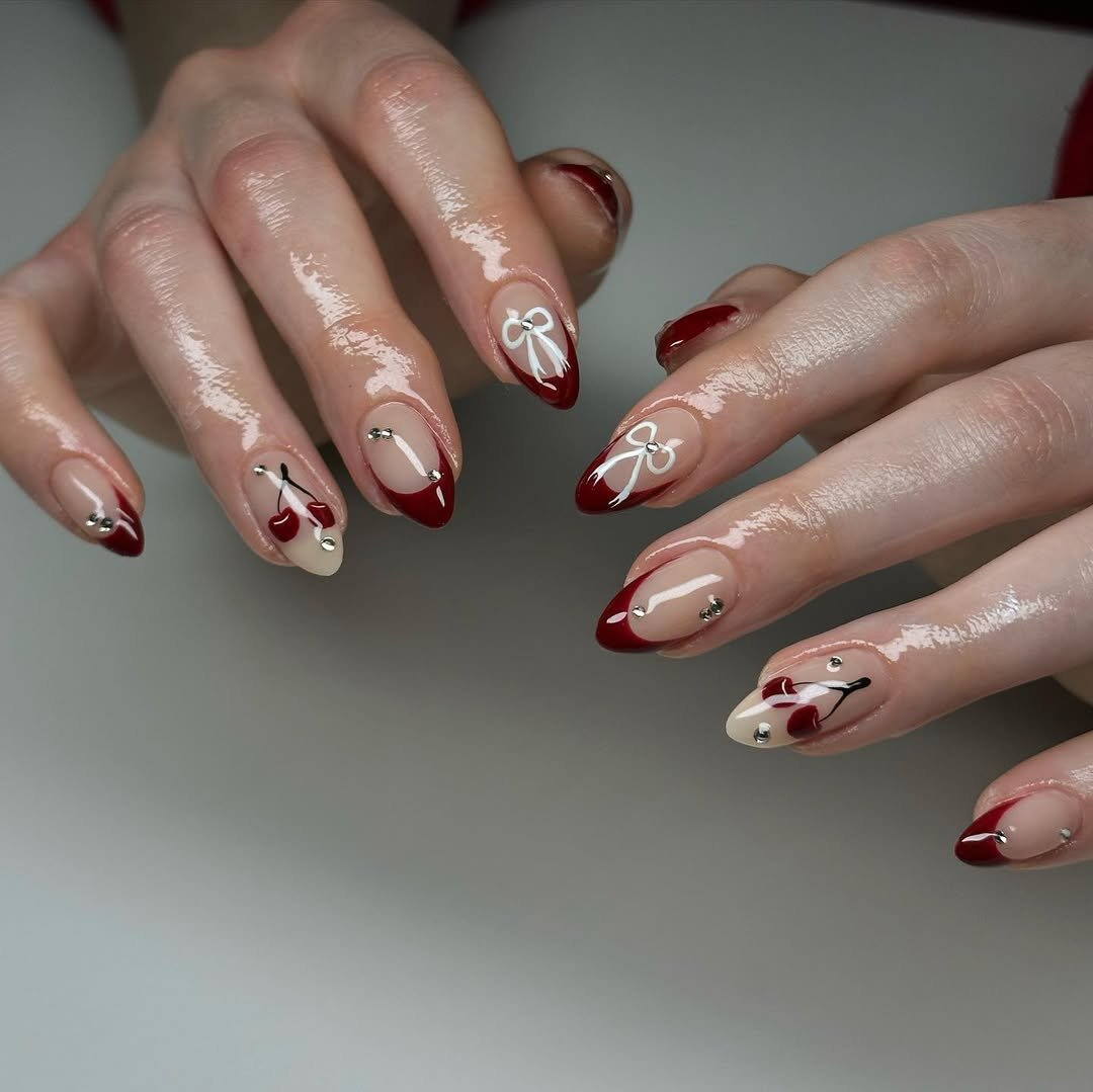 Cherry Ribbon Delight