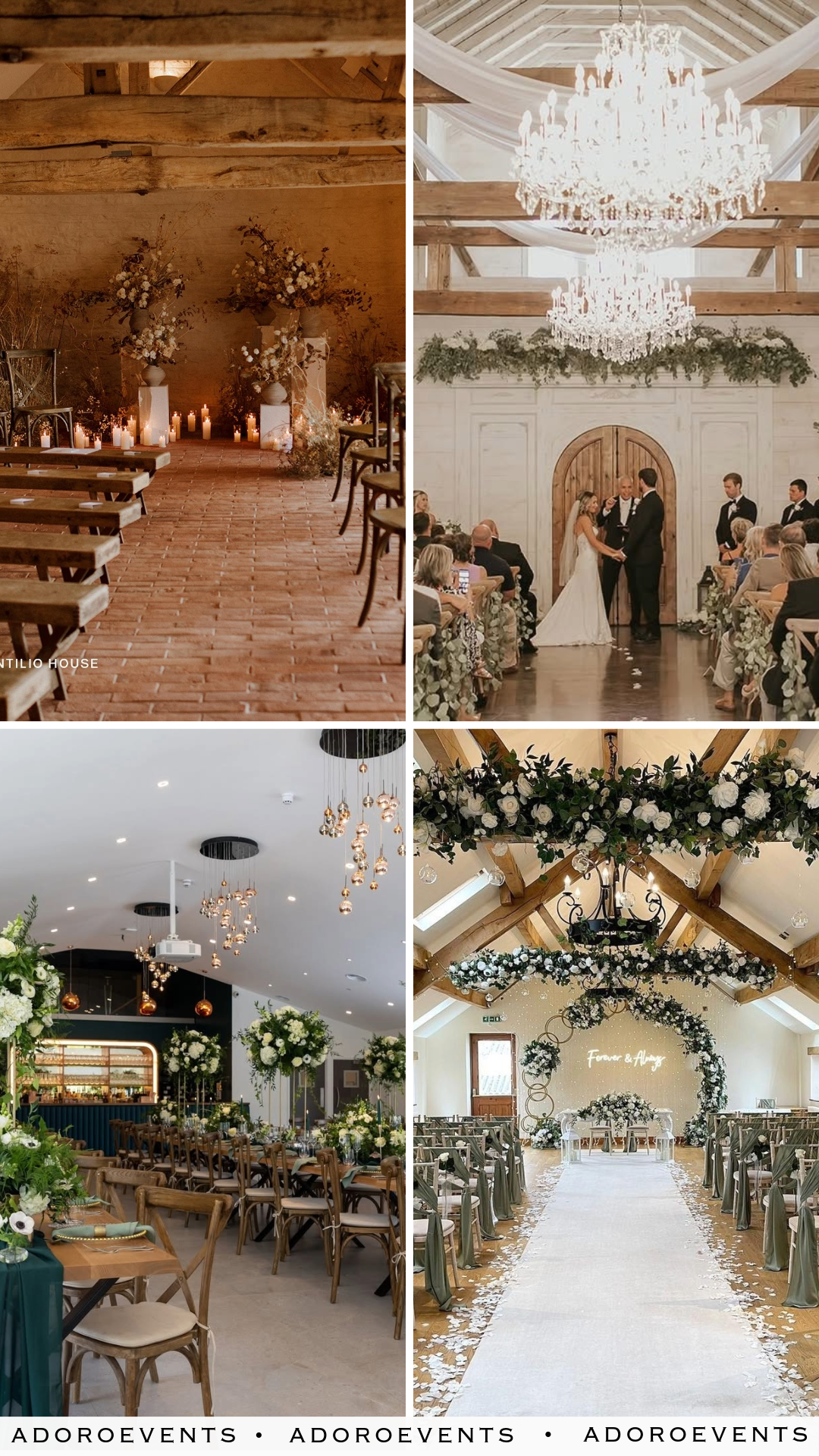 Collage of Barn Wedding Venues Ideas