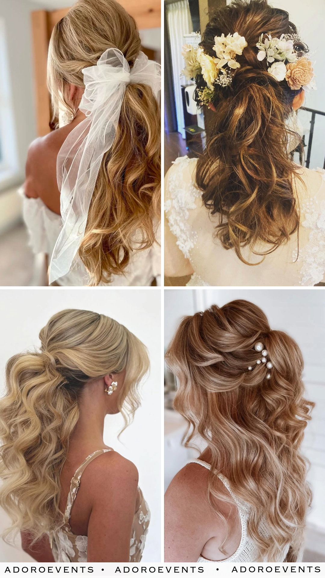 Pony Tail Wedding Hairstyle Ideas