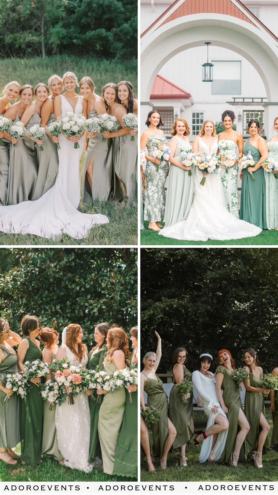 Sage Green Bridesmaid Dresses Ideas