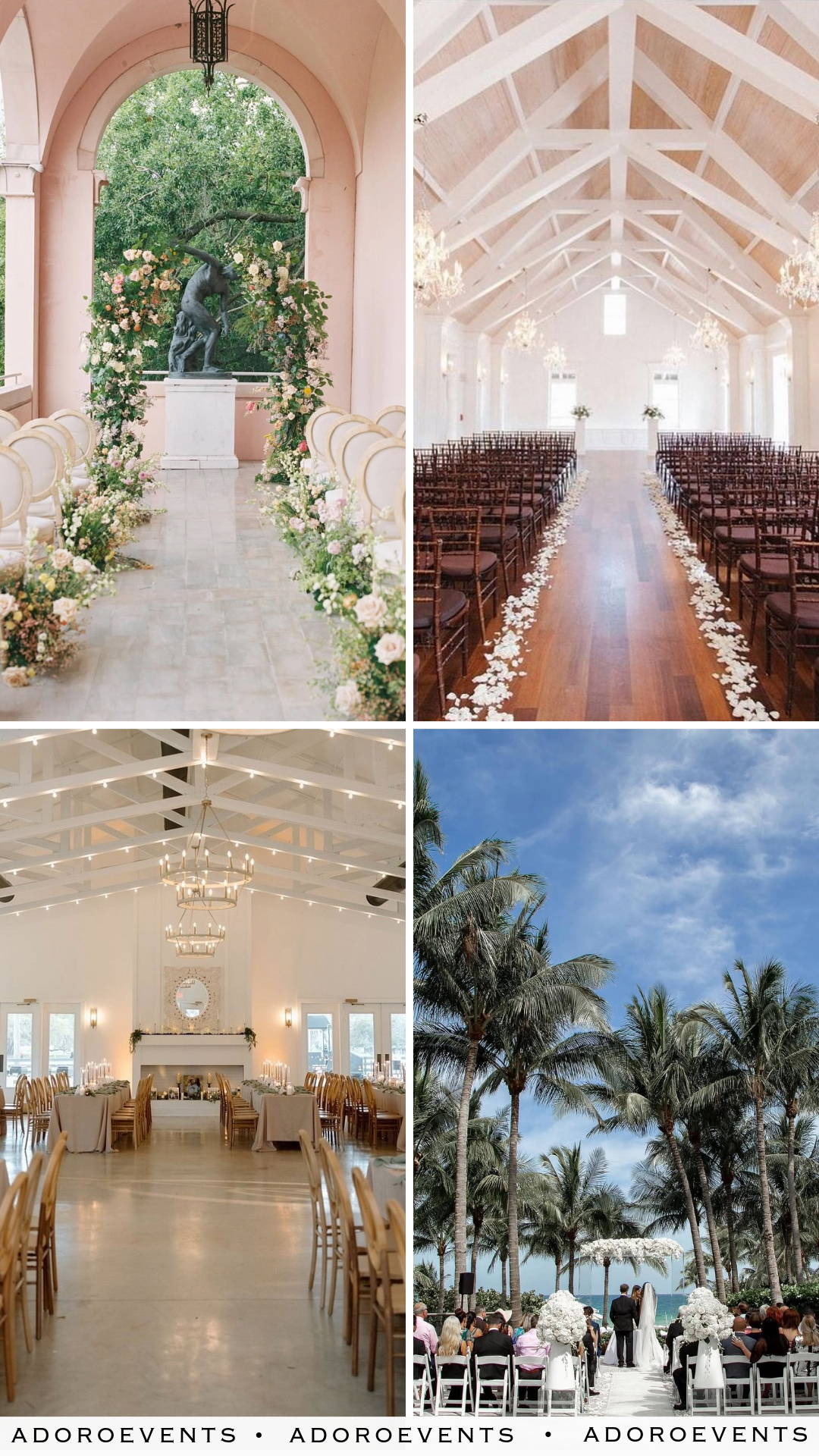 Collage of Wedding Venues in Florida