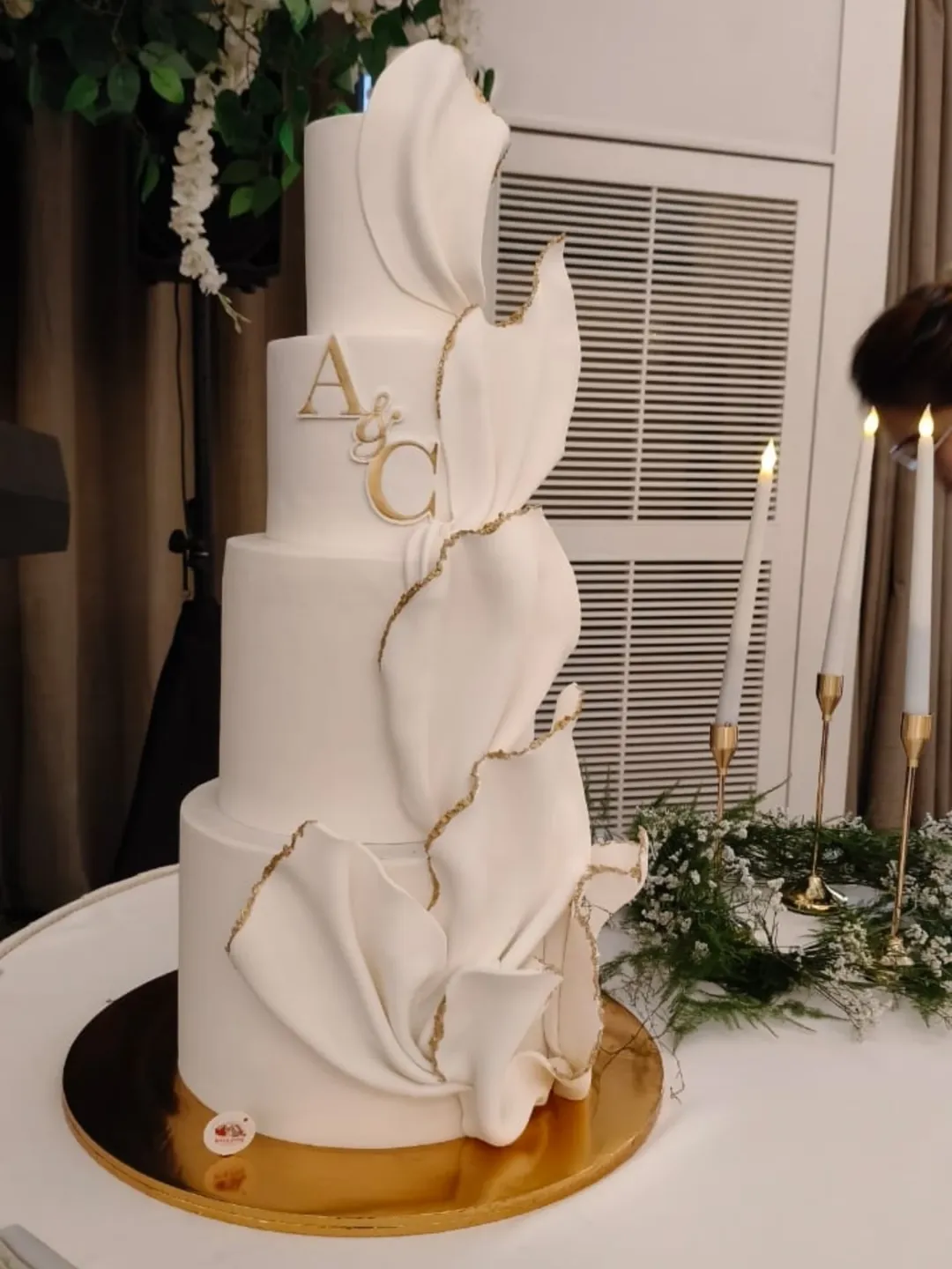  Draped Elegance Cake 