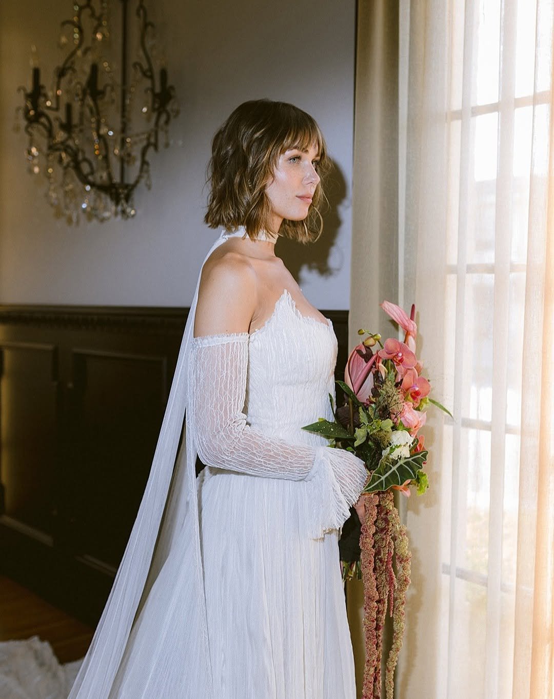 Effortless French Bob Bride