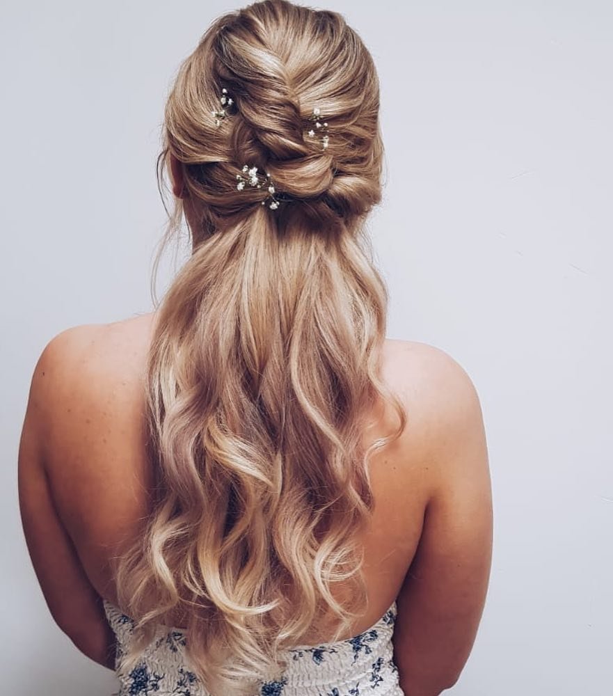 Effortless Half-Up Elegance