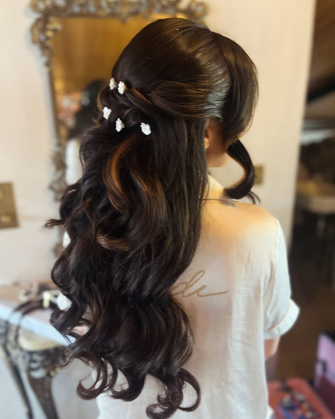 Eternal Curls & Half-Up Glow