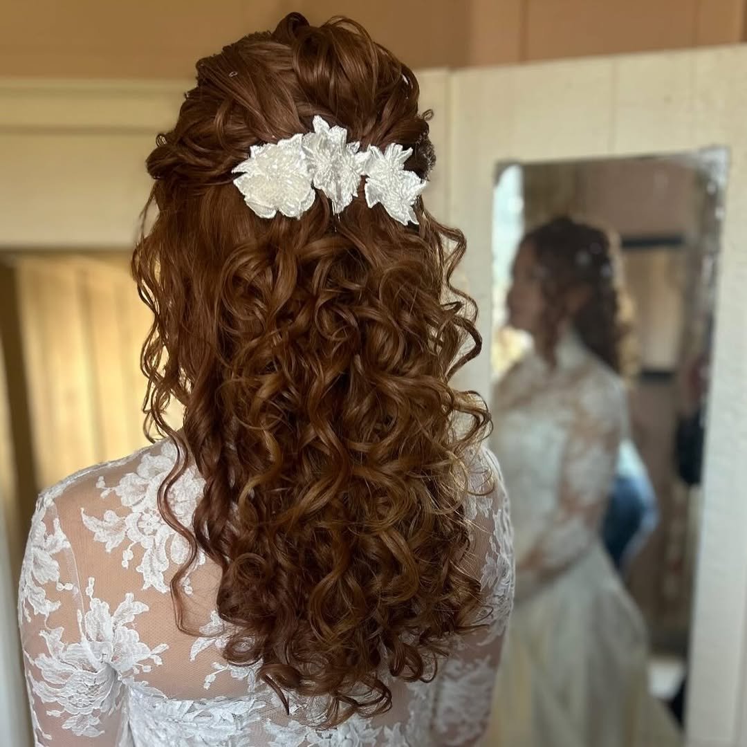 Flowing Half-Up Style