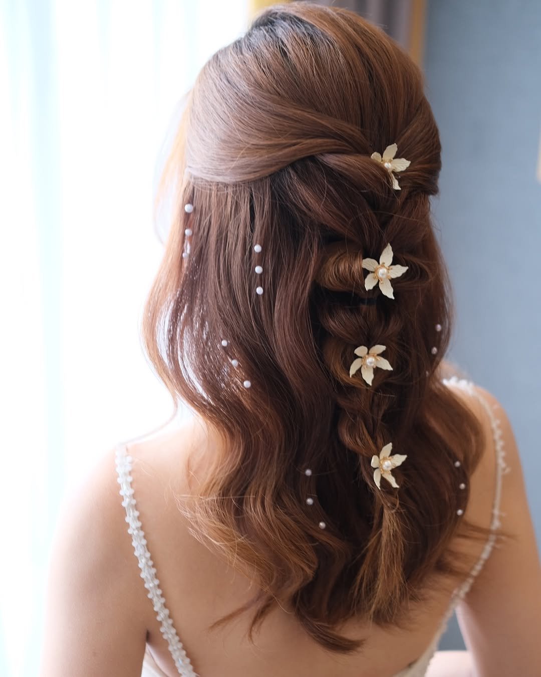 Golden Petal Updo