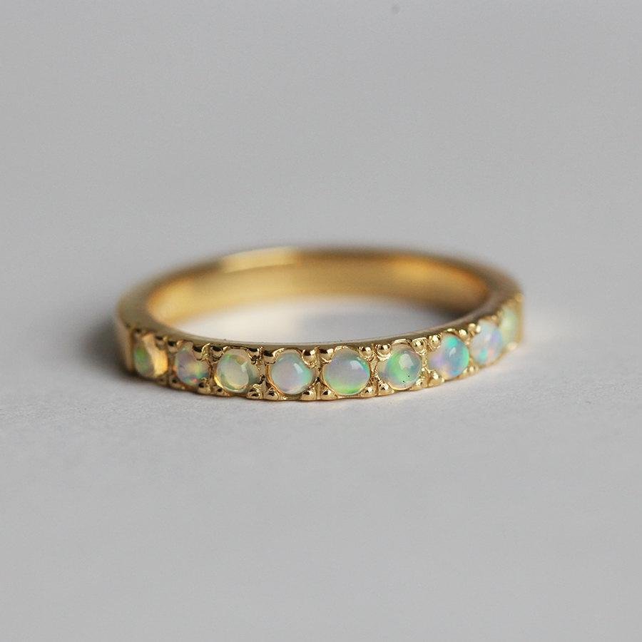 Golden Subtle Opal Band
