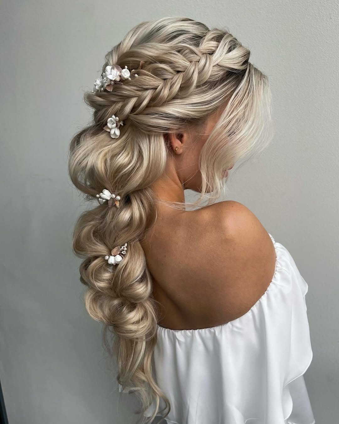 Ivory Braid Blossom 