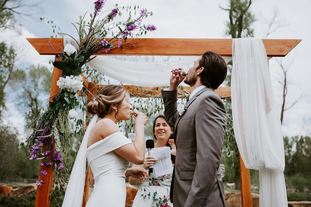 Outdoor Toast Ceremony 