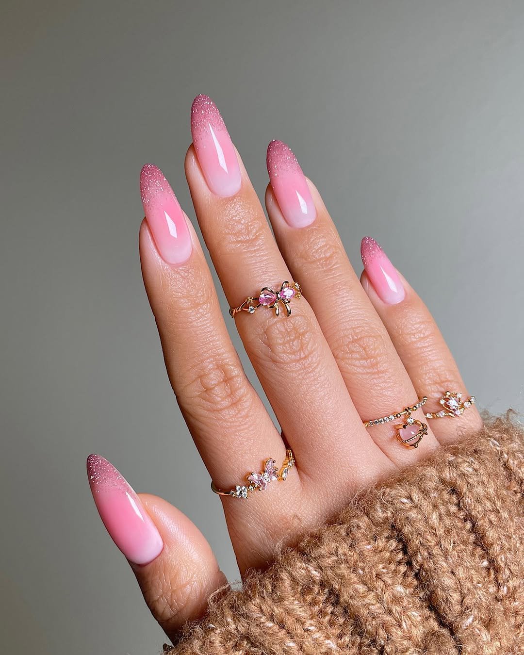 Pink Sparkle Fade