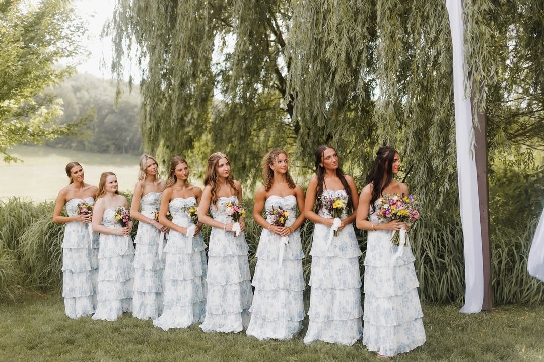 Romantic Blue Florals 