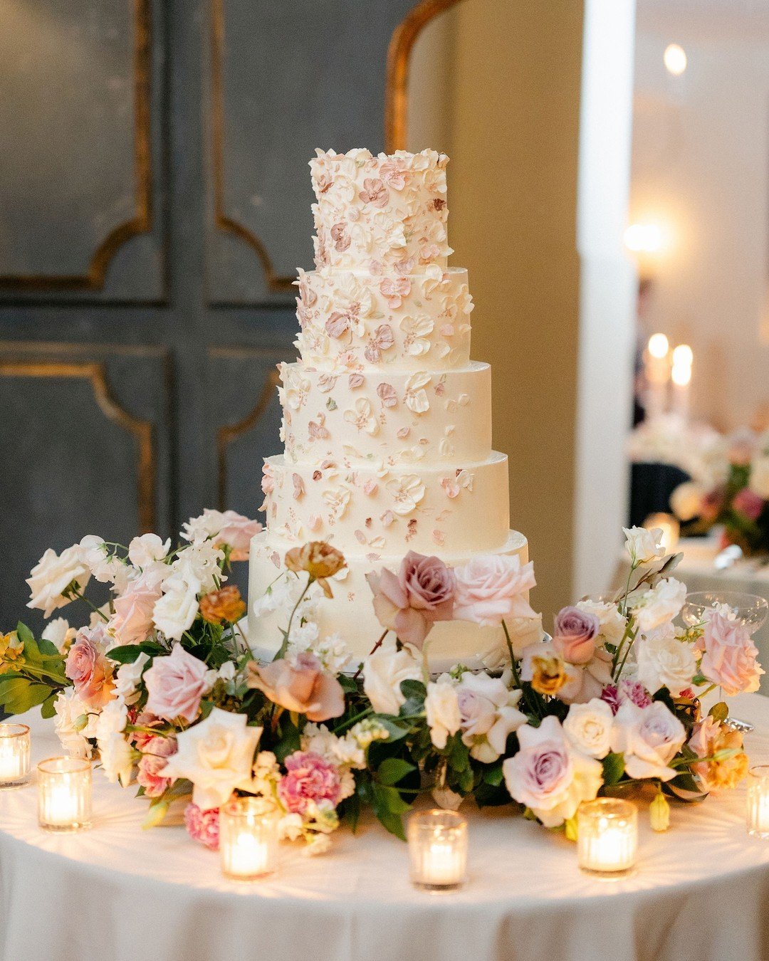 Romantic Garden Bloom Cake
