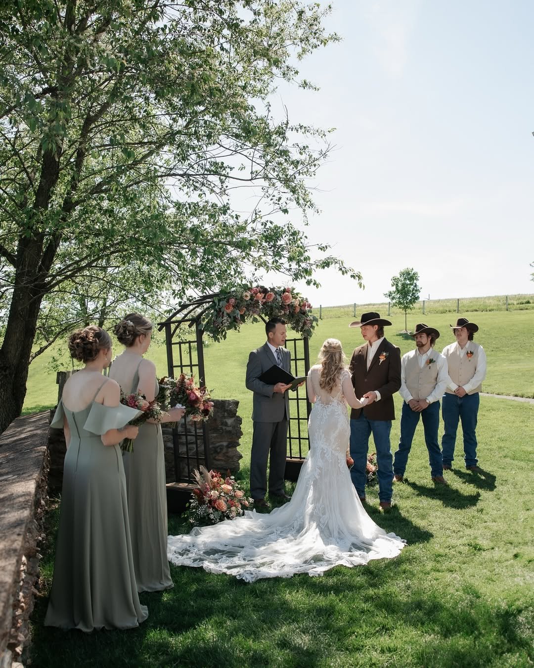 Rustic Garden Vows