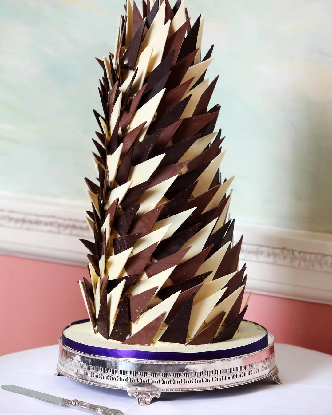 Sculptural Chocolate Tower 