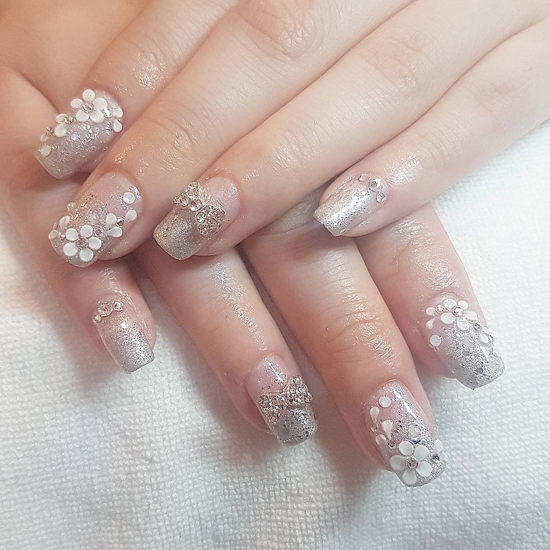 Silver Blossom Lace