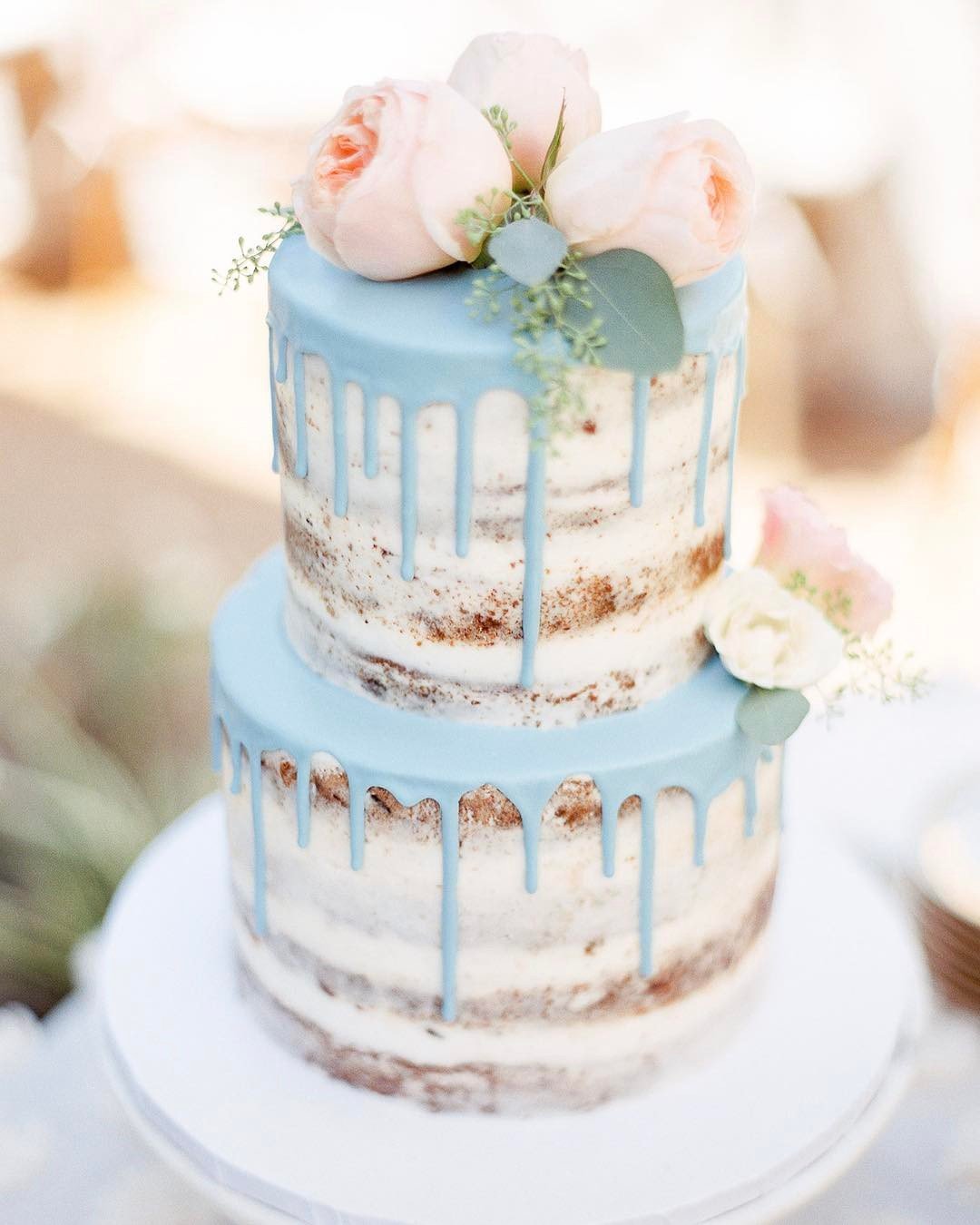 Soft Blue Drips 